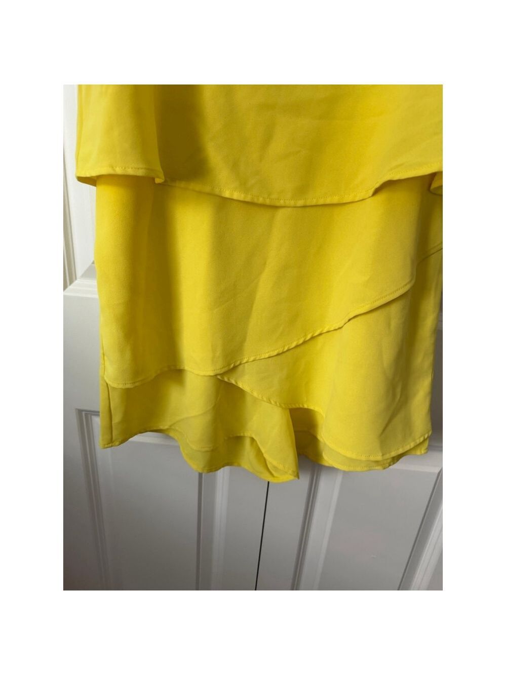 DOKOTOO Yellow Tiered Romper S - Picture 4 of 9